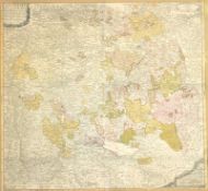 Baden Würthenberg 1743 Circuli Sveviae Mappa ex subsidijs Michali.