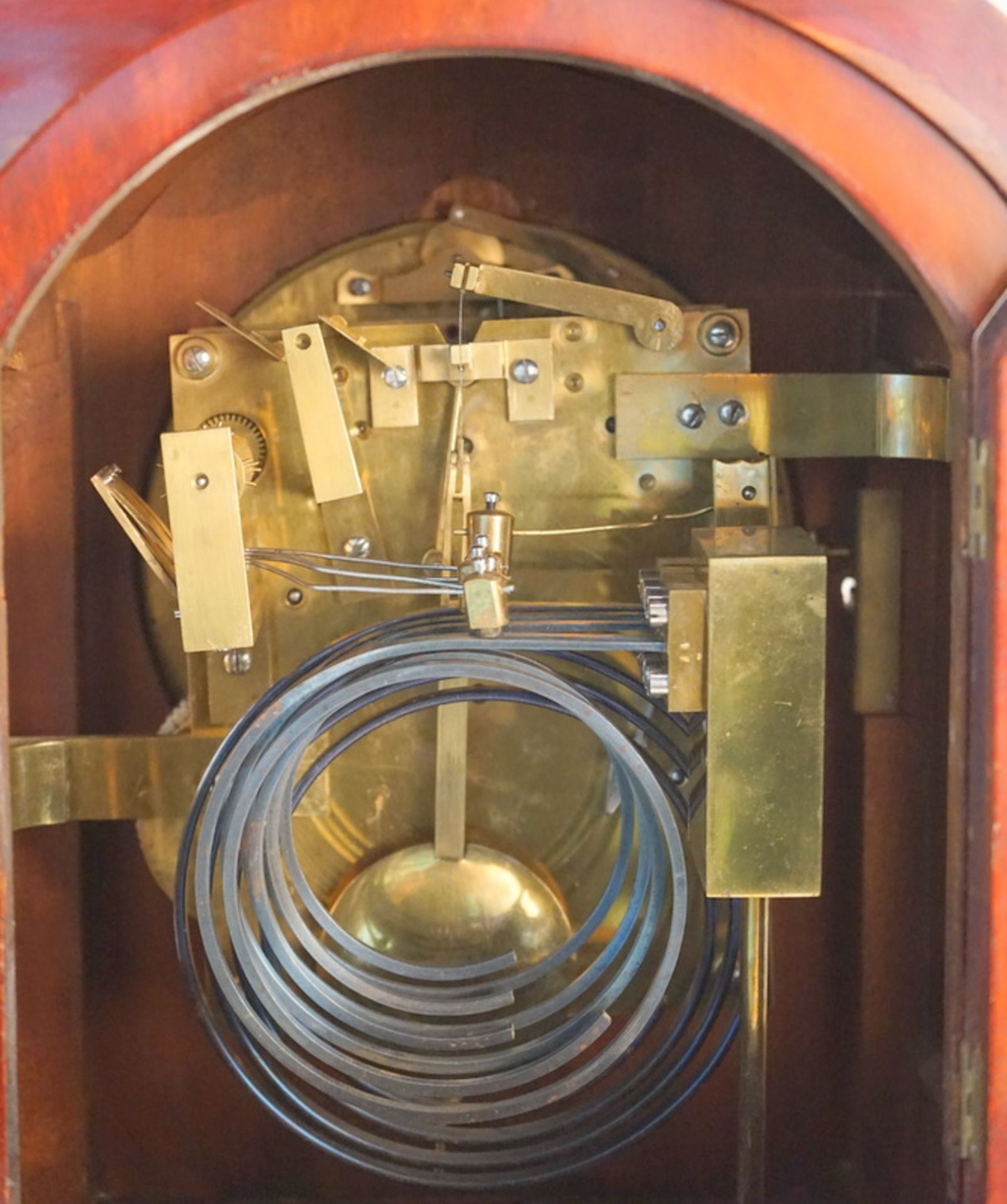 J.W. Benson Ldt., London: Bracket Clock mit Westminster Schlag auf Tonfeder, England, 1. H. 19. JH. - Bild 3 aus 3
