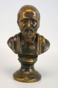 Büste, Hippokrates von Kos, Bronze, 19./20. Jhd.