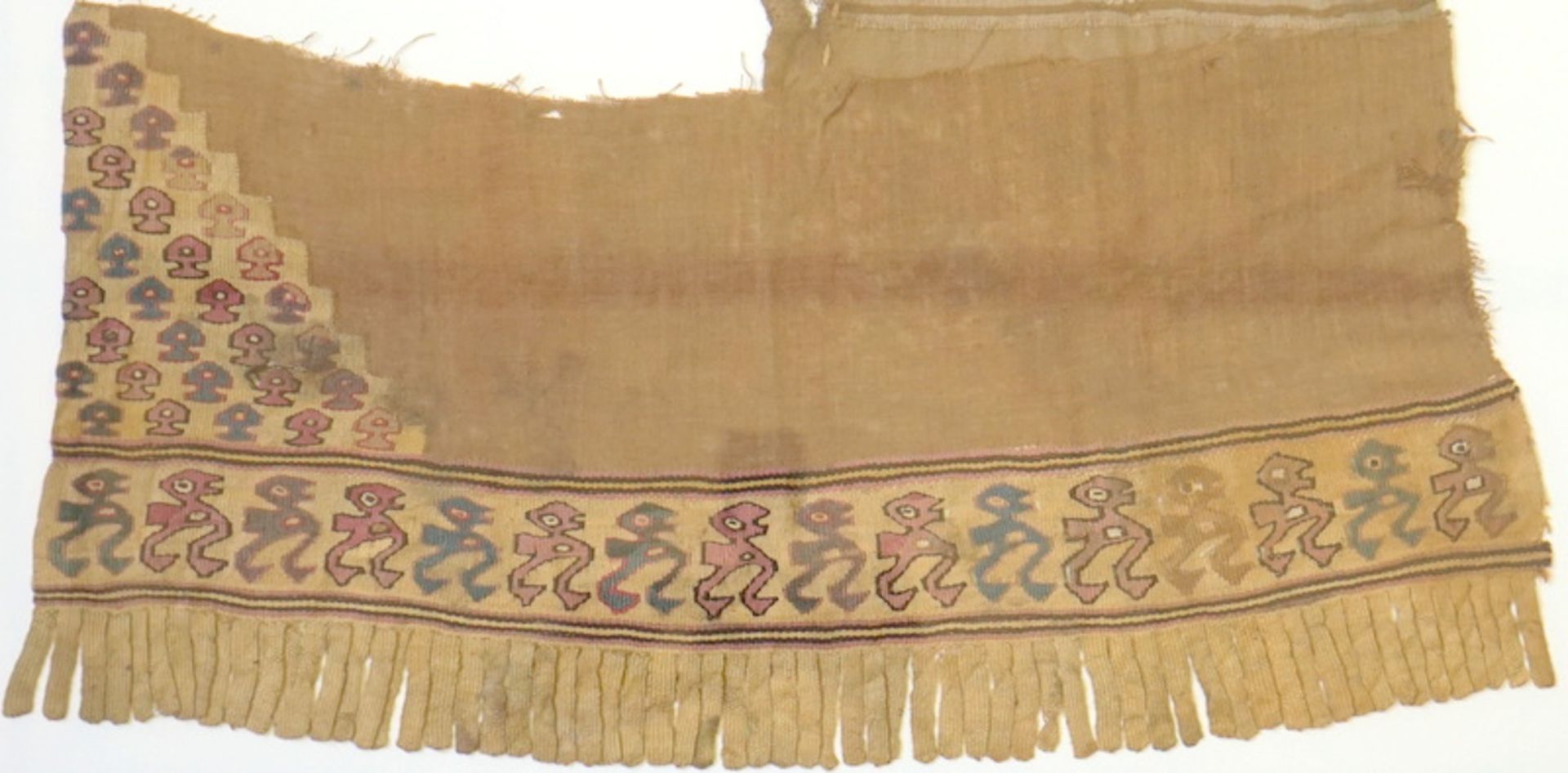 Textilfragment Flachgewebe Präkolumbianisch Chancay/Nazca Culture - Bild 2 aus 3