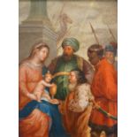Peter Paul Rubens -Nachfolger d 18. Jh.: Anbetung der Heiligen drei Könige 17/18 JH
