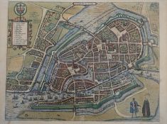 Hogenberg, Frans: Hamburgum, 1588, Kupferstich
