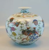 Kugelvase China famille verte 19. JH