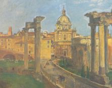 Sinding, Siegmund: Blick vom Capitol auf das Antike Rom