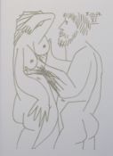 Picasso, Pablo: „Skizze Anno 1964“, Lithografie