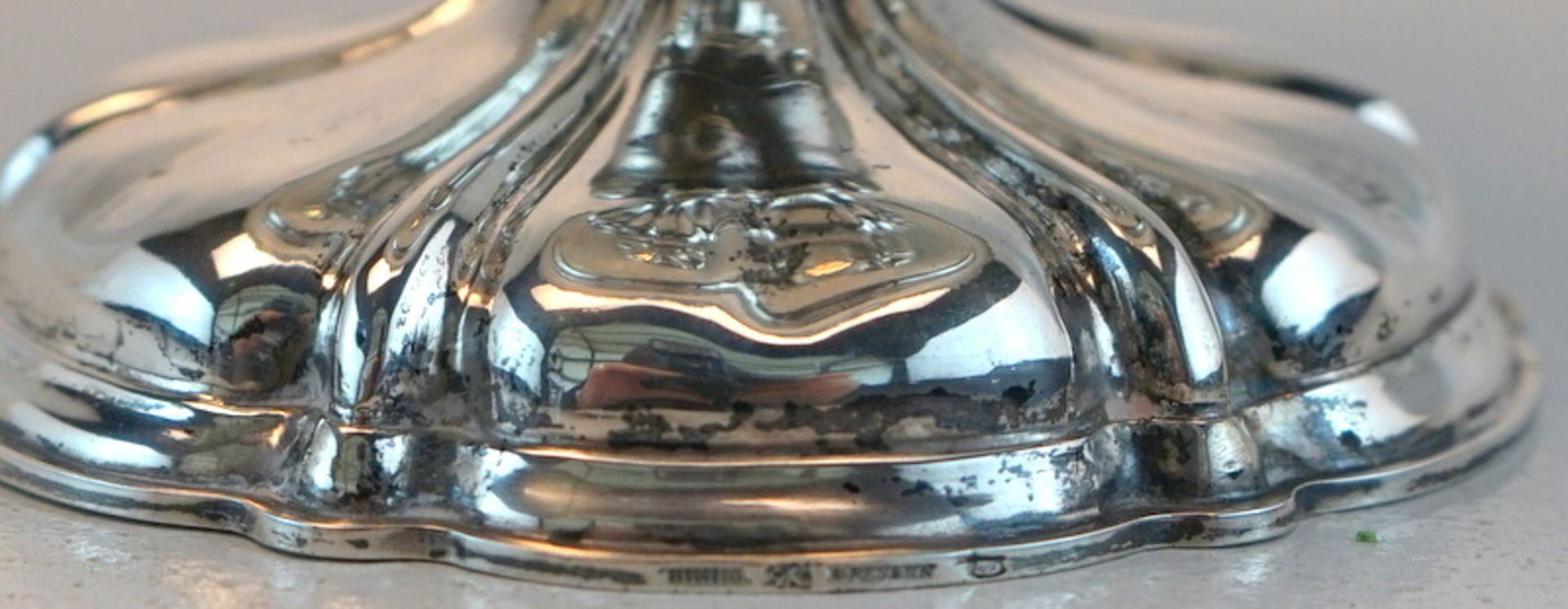 Tafelaufsatz/Tazza, 800er Silber, Juwelier Wiehr in Dresden - Image 3 of 3