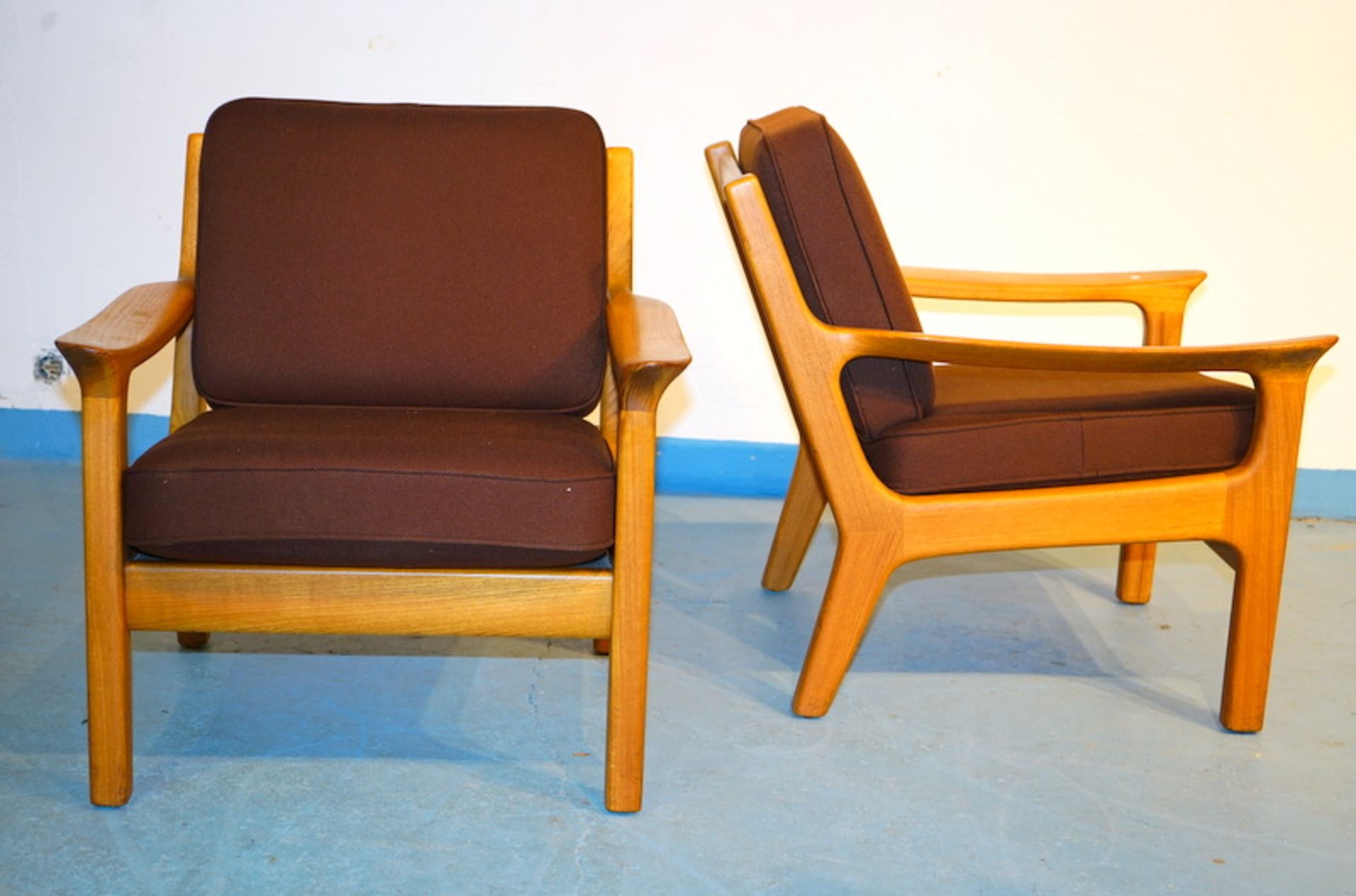 2 Teak Sessel -Easy Chairs- Danisch Design - Image 3 of 3