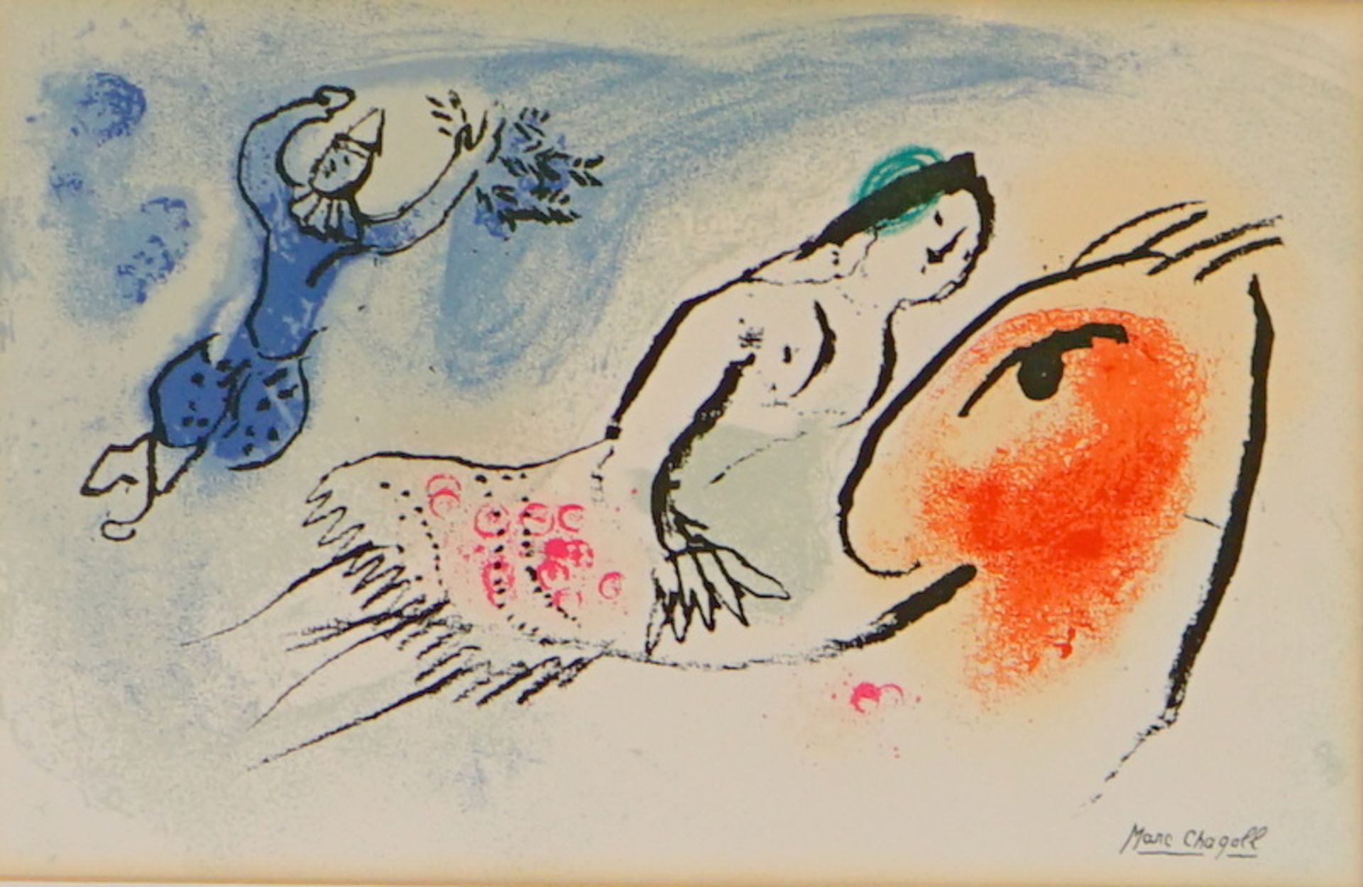 Chagall, Marc: "Carte de Voeux pour Aimé Maeght"aus d. Odyssee,1960
