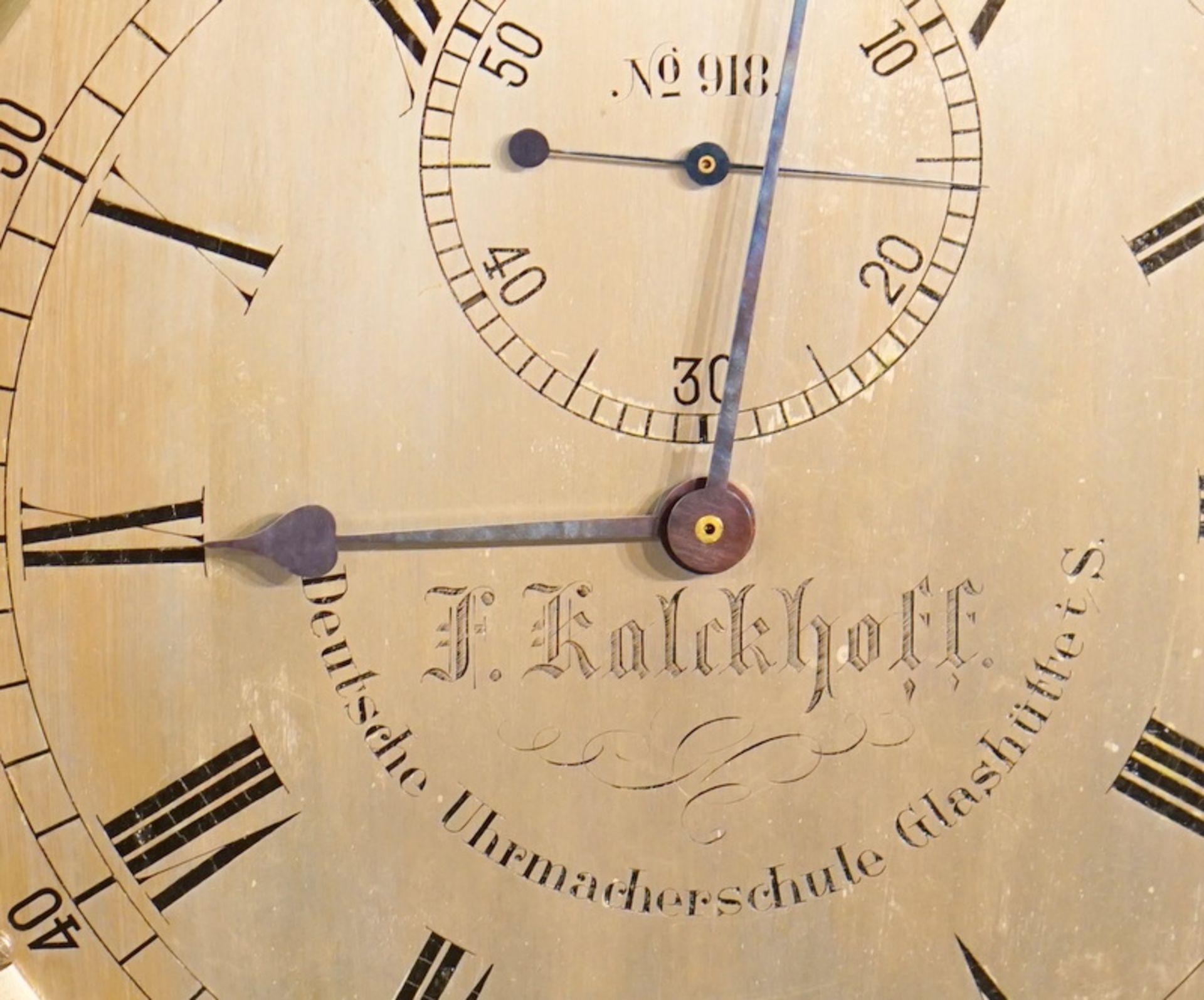 Deutsche Uhrmacherschule Glashütte i.S.: Meisterstück des Schülers F.Kalckhoff Nr. 918 - Bild 6 aus 13