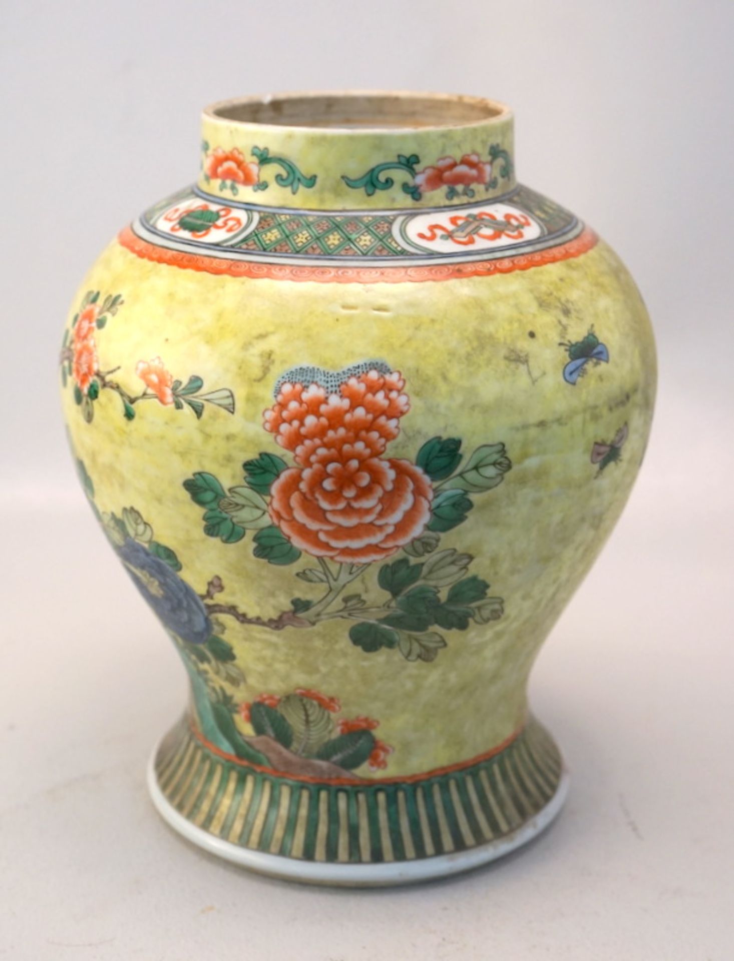 Schultervase China um 1900 Quing Dyn - Image 3 of 3