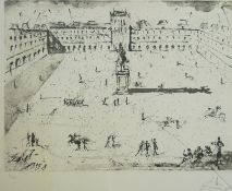 Dali y Domenech, Salvador Felipe Jacinto: “La grande Place des Vosges du temps de Louis XVII”, sign