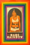 Blake, Peter: "Babe Rainbow" 1968 Druck auf Metall für Dodo Design