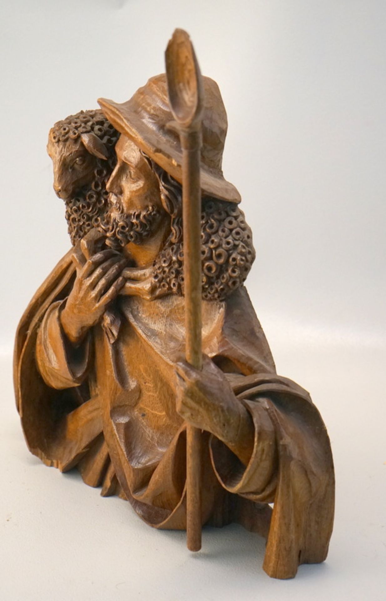 Kanzelfigur Christus als Schäfer - Image 6 of 8
