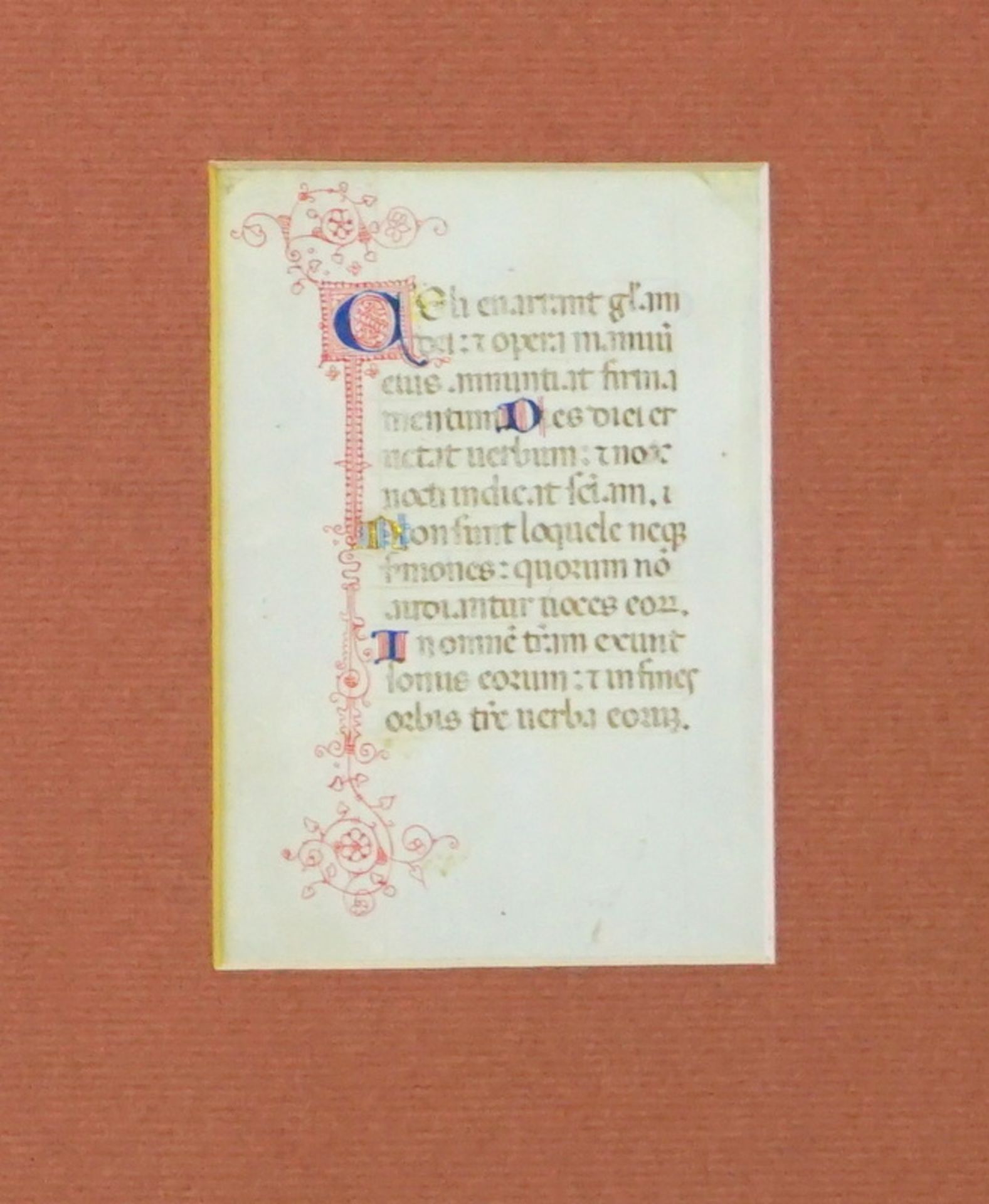2 Feine Stundenbuchblätter auf Pergament 15 jh. - Image 3 of 3