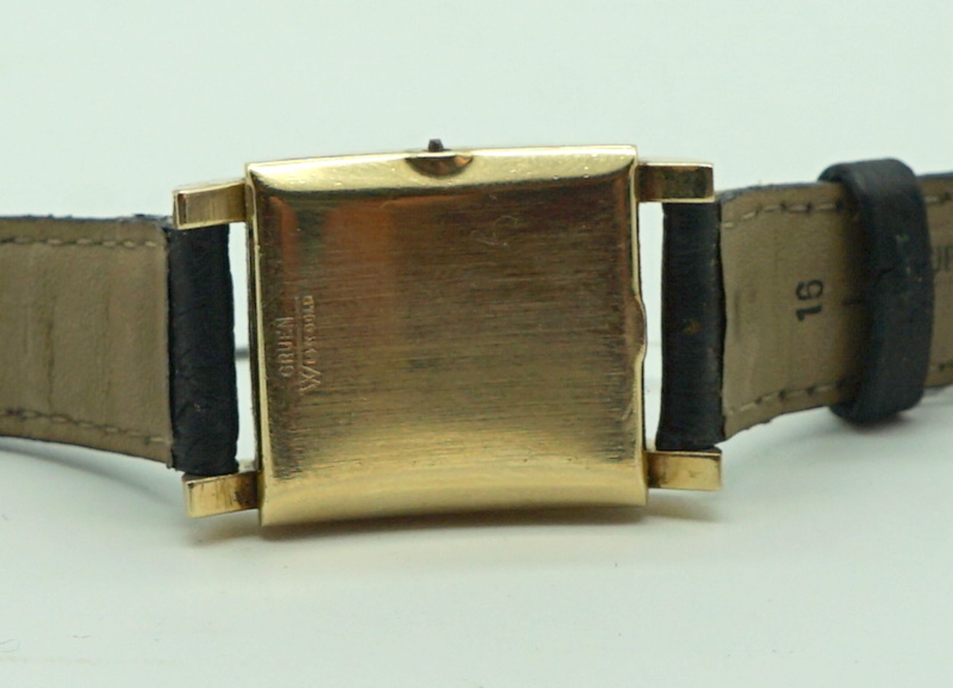 Gruen Curvex: Herrenuhr, Precision, 14K RG, ca. 1930er Jahre - Image 4 of 4