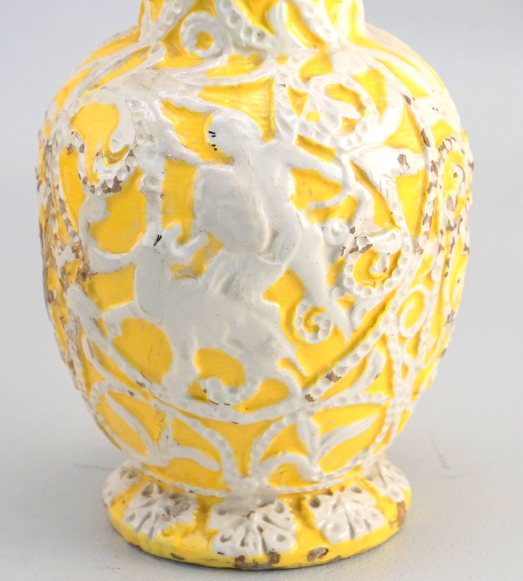 Fayence Vase Italien/Frankreich wohl 18 . JH - Image 2 of 4