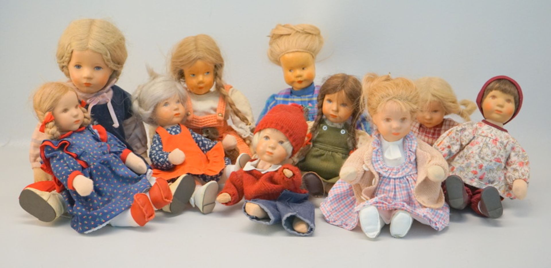 Sammlung von 8 Käthe Kruse Puppen