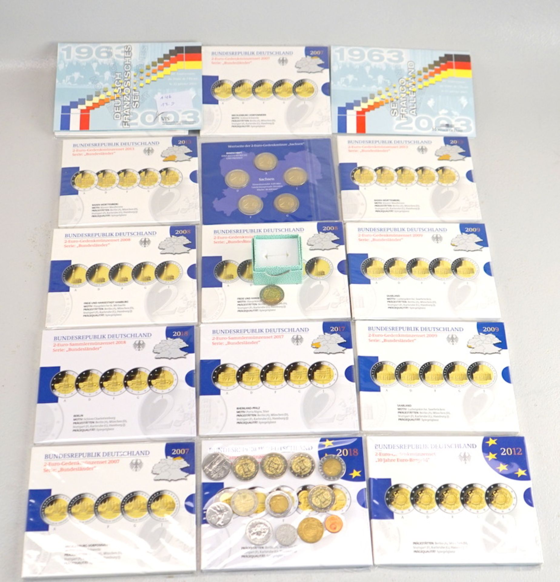 Sammlung 2 Euro-Gedenkmünzen, Deutschland