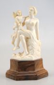 Erotische Figur Venus und Amor 2. H 19. JH