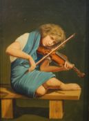 Deutscher Meister: Geigenspielendes Mädchen ca 1920/30 -Neusachlich