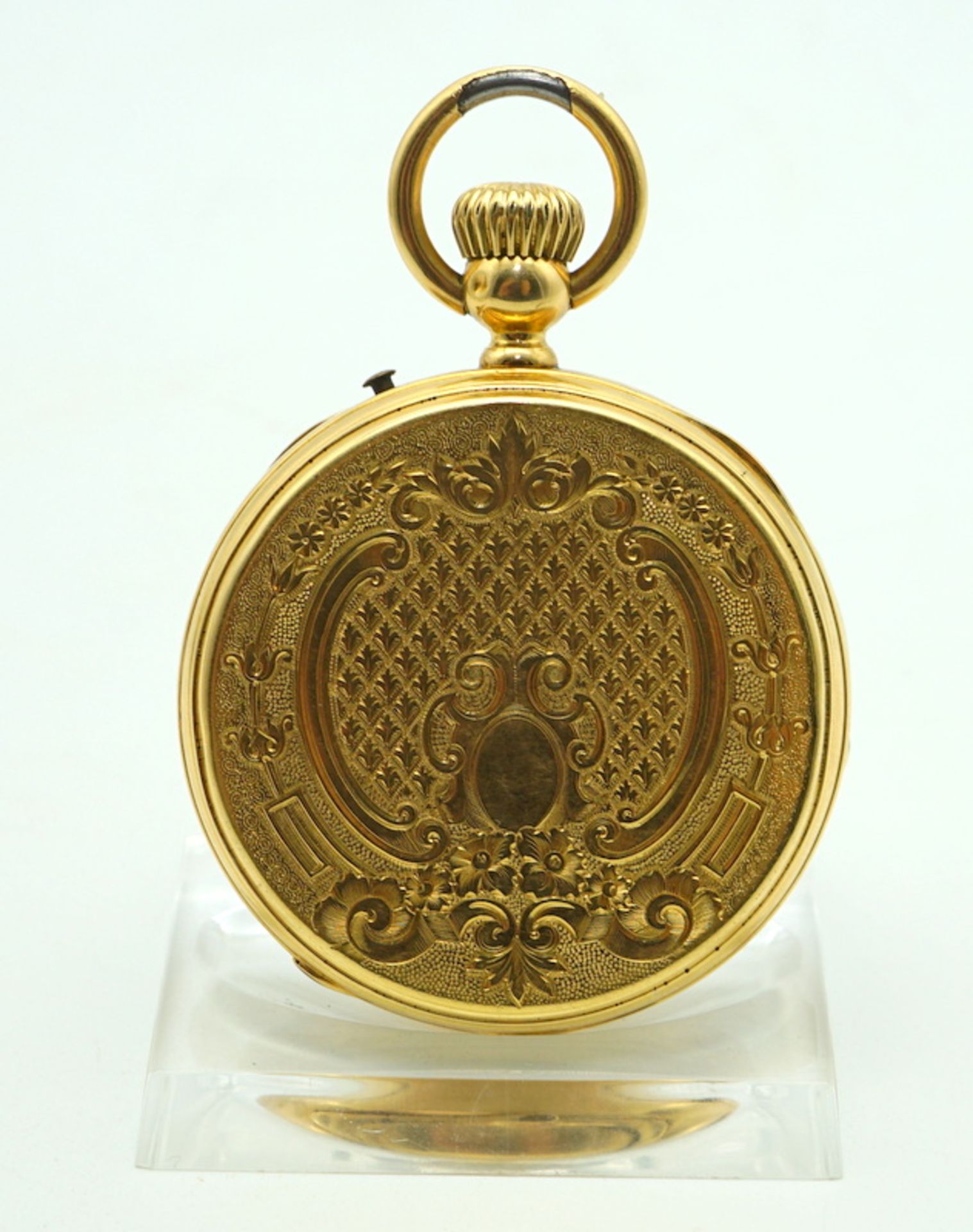 Emile Bronner&Co: Herrentaschenuhr,Schweiz um 1900, 750GG,Nr.89372 - Image 2 of 7