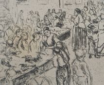 Liebermann, Max: Amsterdamer Judengasse,um 1905