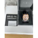 Gentleman'S Bell & Ross 18Ct Rose Gold Limited Edition