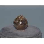 9CT GOLD + SILVER MASIONIC BALL