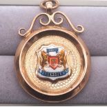 BON ACCORD ABERDEEN 9CT GOLD MEDAL