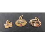 AMERICAN OIL WELLS 10CT GOLD CHARMS