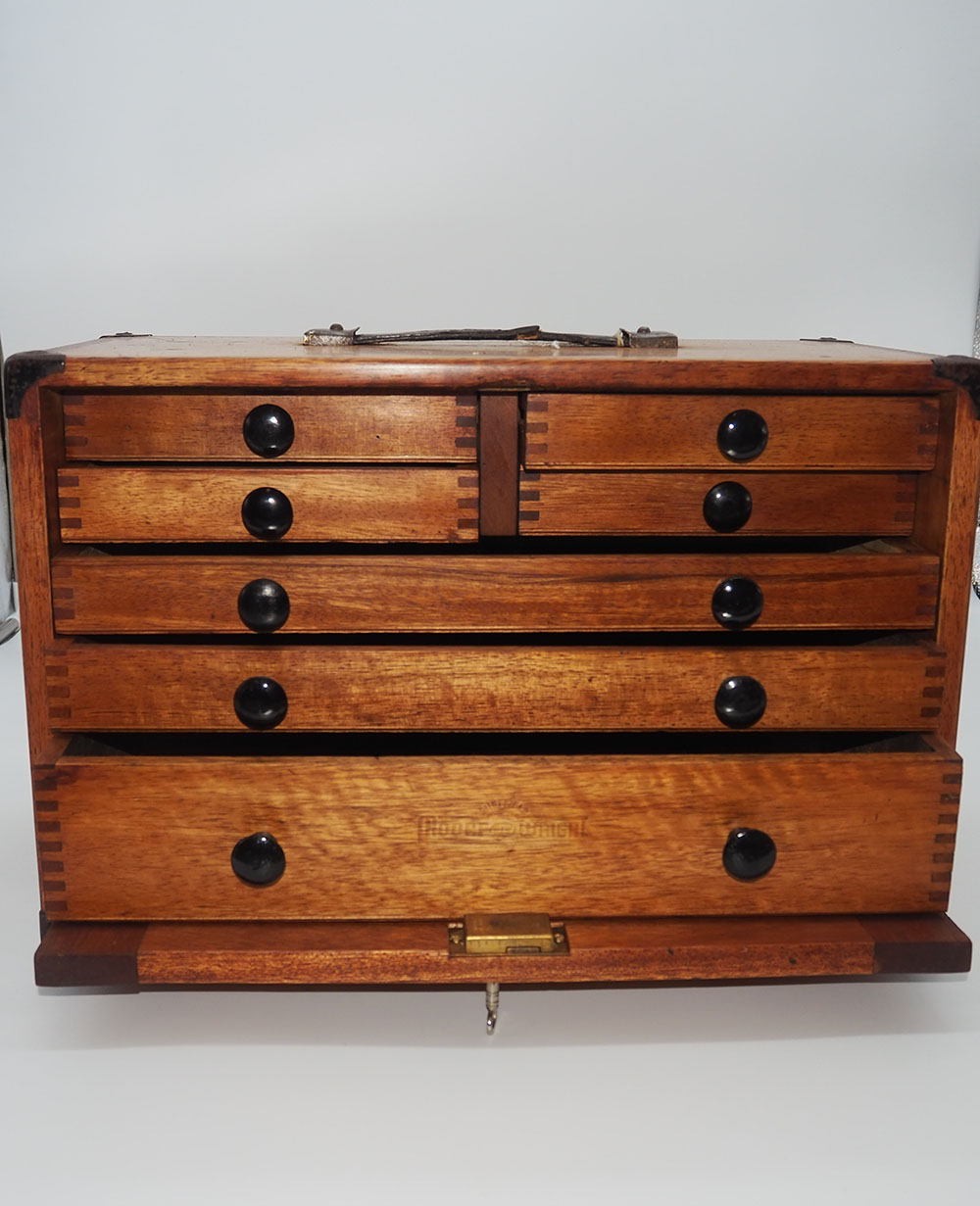 An antique engineers tool box - Bild 6 aus 6