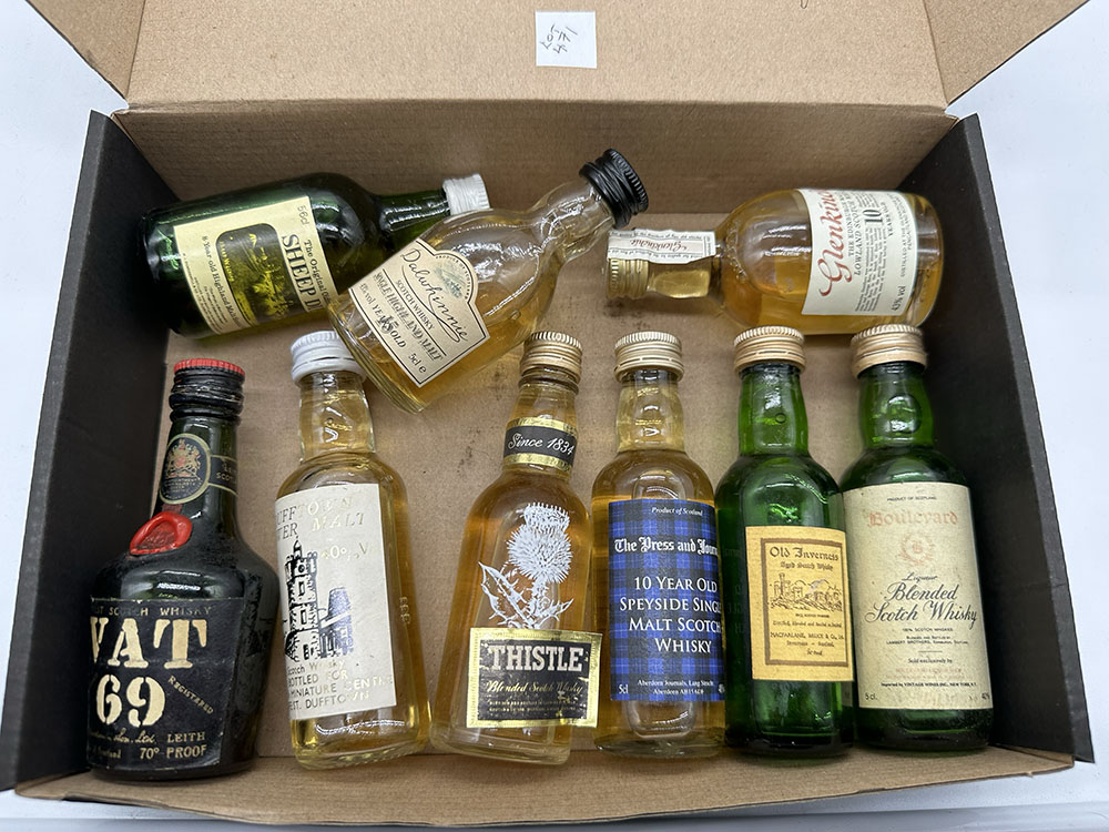 A mixed lot of miniature whisky bottles - Image 2 of 2