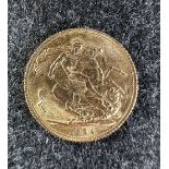 A 22ct gold full sovereign