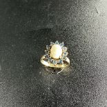 A 14ct yellow gold dress ring