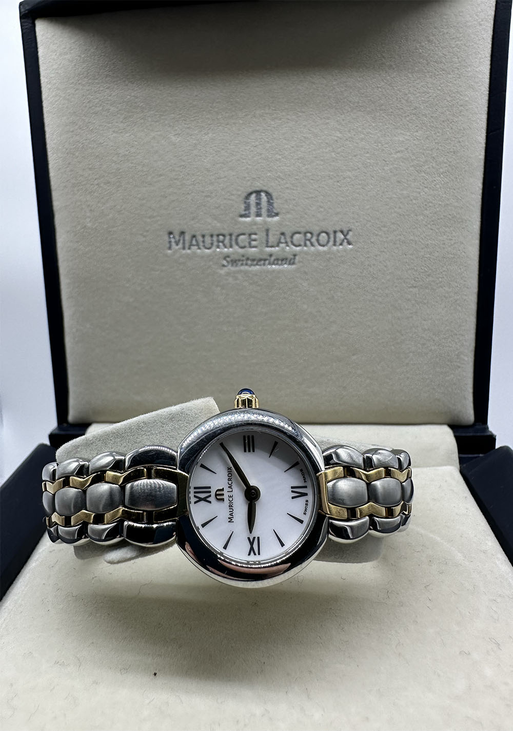 A Maurice Lacroix two tone watch - Image 7 of 8