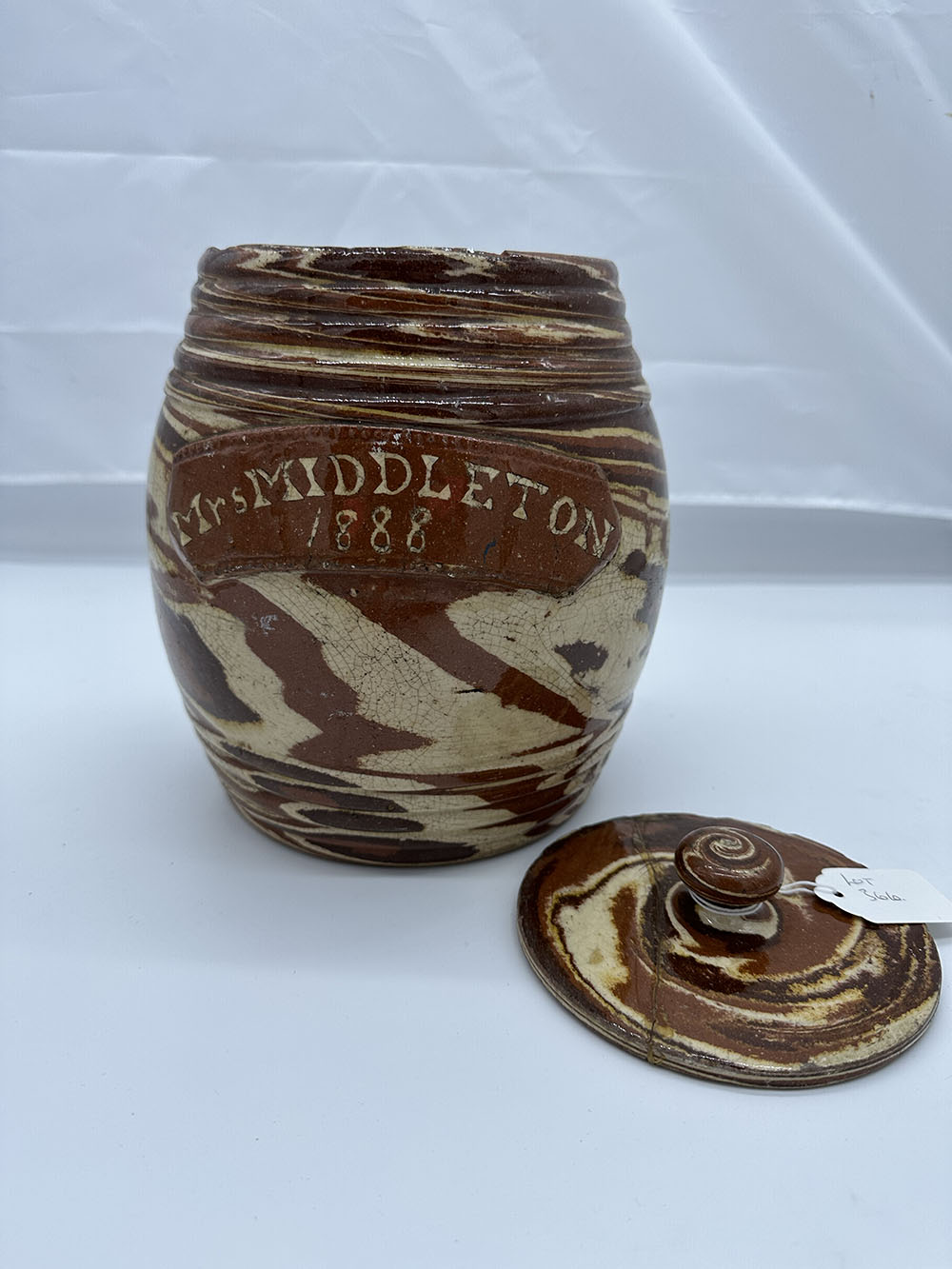 A Seaton pottery storage barrel - Image 6 of 8