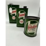 3x Castrol tins