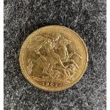 A 22ct gold Victorian full sovereign