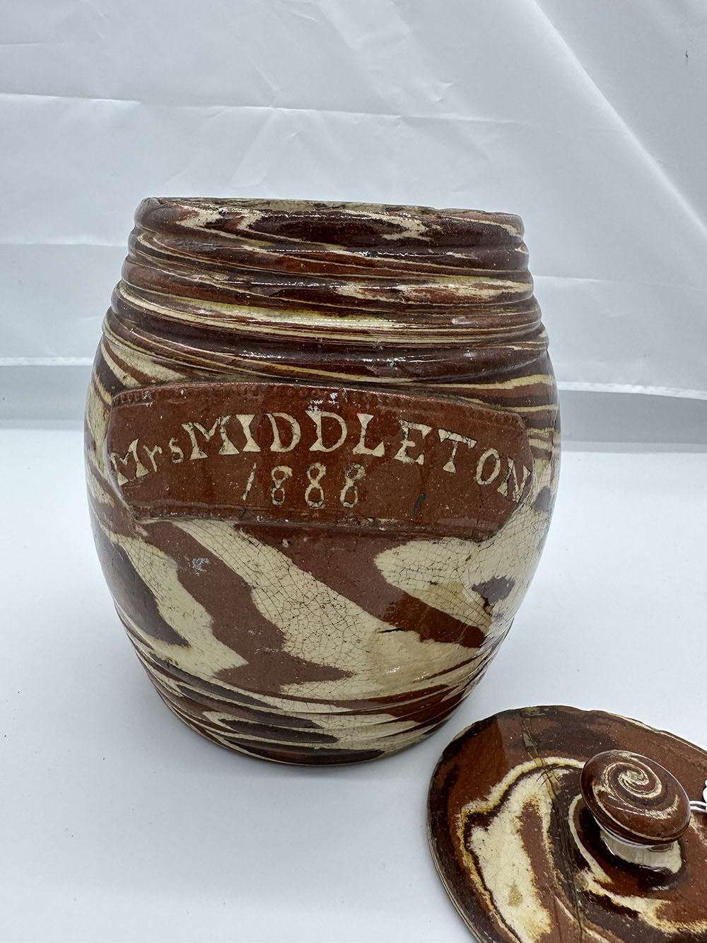 A Seaton pottery storage barrel - Image 4 of 8