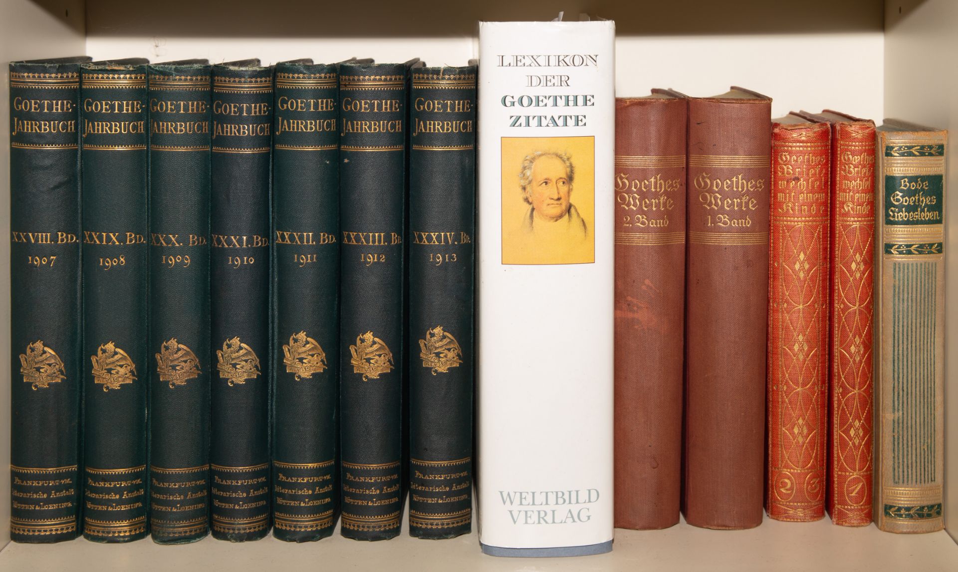 Große literaturwissenschaftliche Bibliothek zu Johann Wolfgang von Goethe - Image 11 of 27