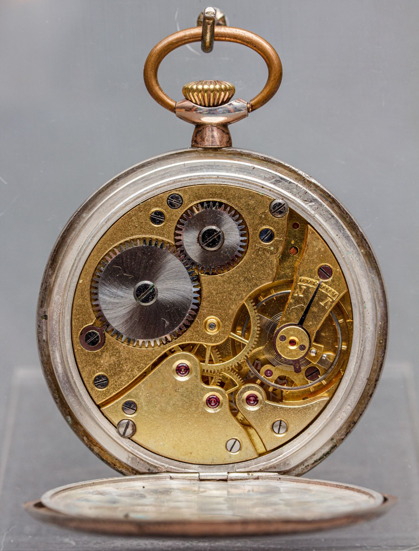 Taschenuhr LIP, Saargruben, deutsch, 1930er Jahre, 900er Silber - Bild 5 aus 5