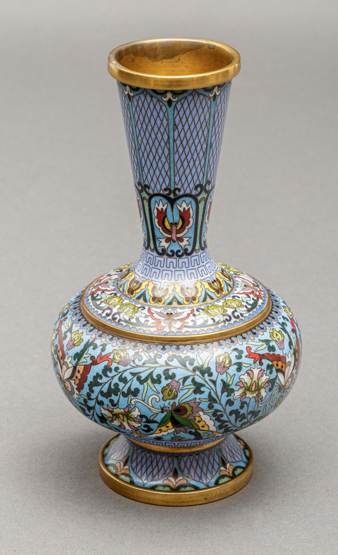 Cloisonné Vase, China, um 1970 - Image 2 of 3