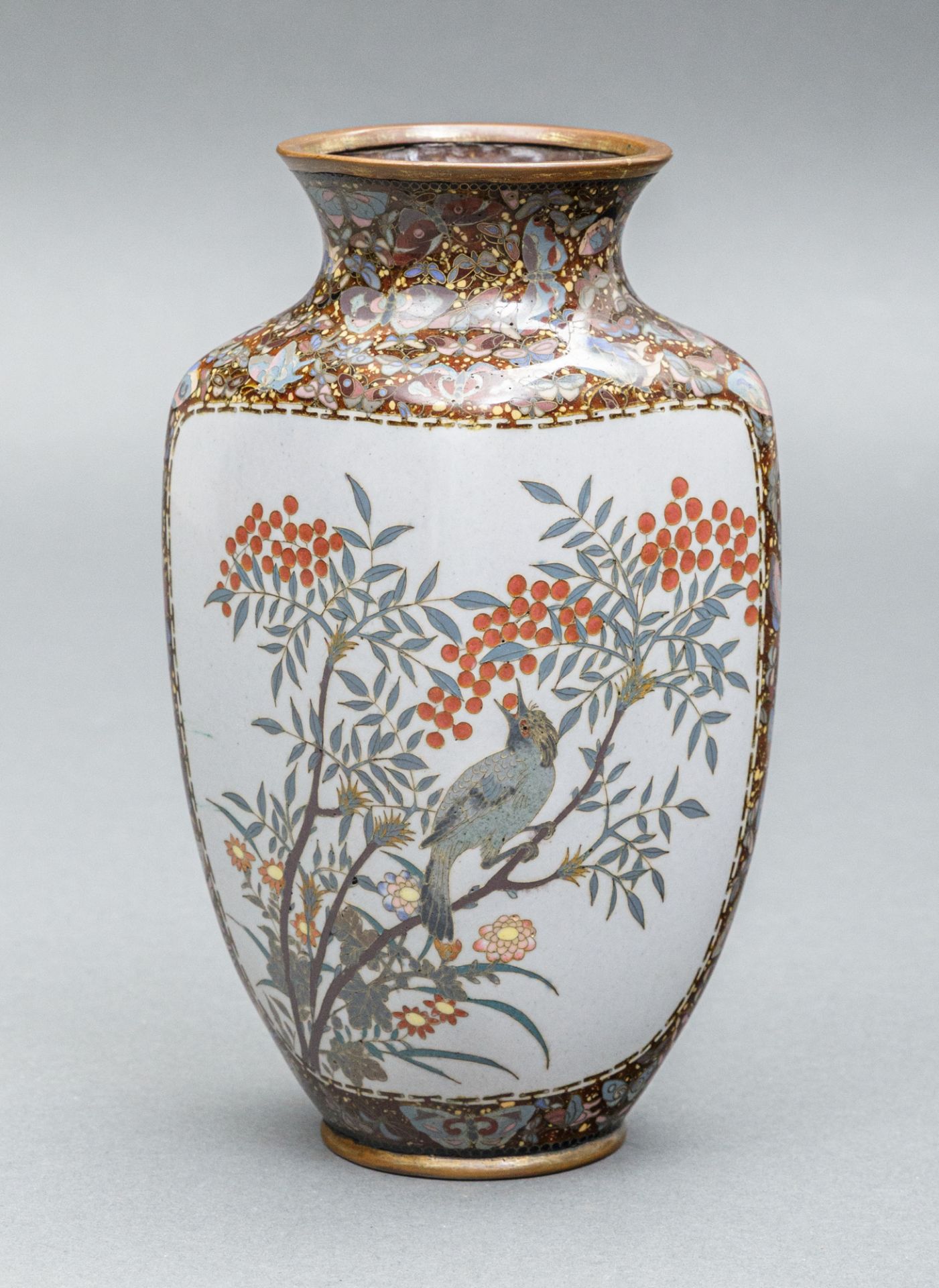 Cloisonné Vase, Japan, wohl Meiji-Zeit (1868-1912)