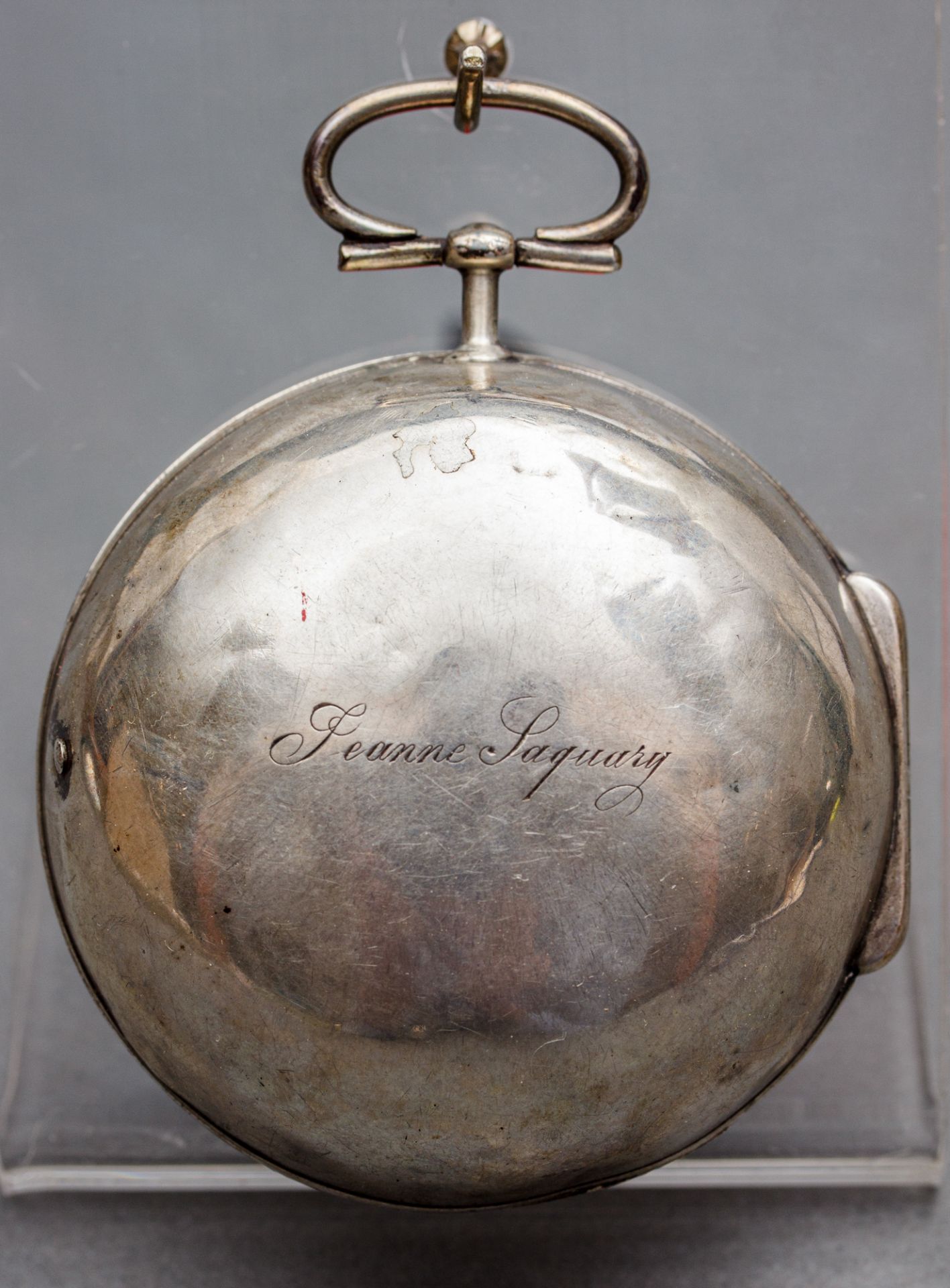 Einzeiger-Spindeltaschenuhr, Frankreich, um 1700 - Bild 3 aus 5