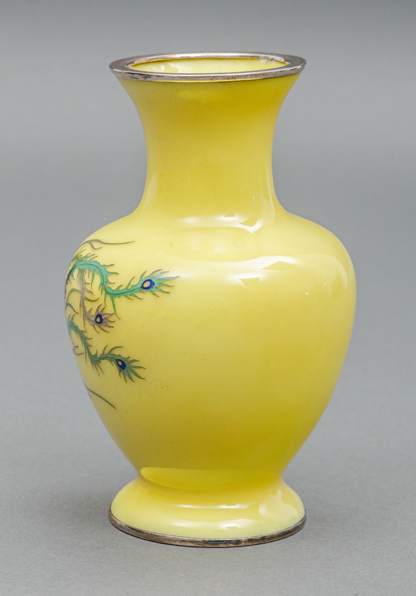 Cloisonné Vase, Japan, Meiji-Zeit (1868-1912) - Bild 2 aus 5