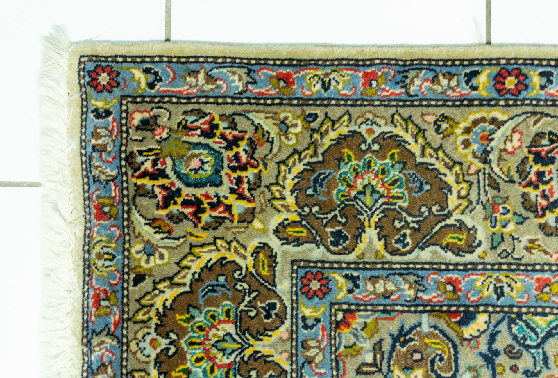 Kashan, Orientteppich mit Nischenarchitektur, Ende 20. Jh. - Bild 2 aus 3