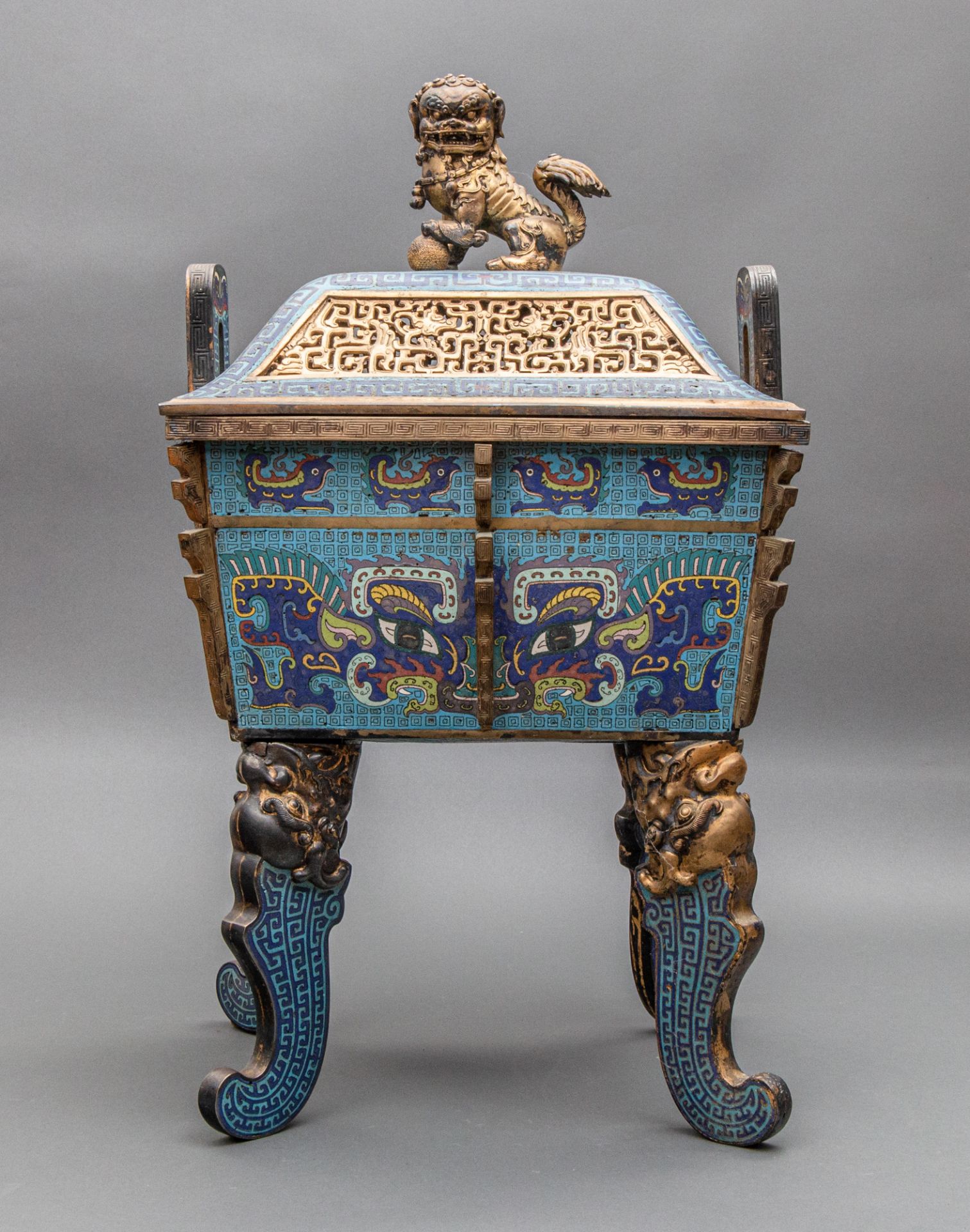 Cloisonné Räuchergefäß, China wohl Qianlong Zeit (1736-1795)