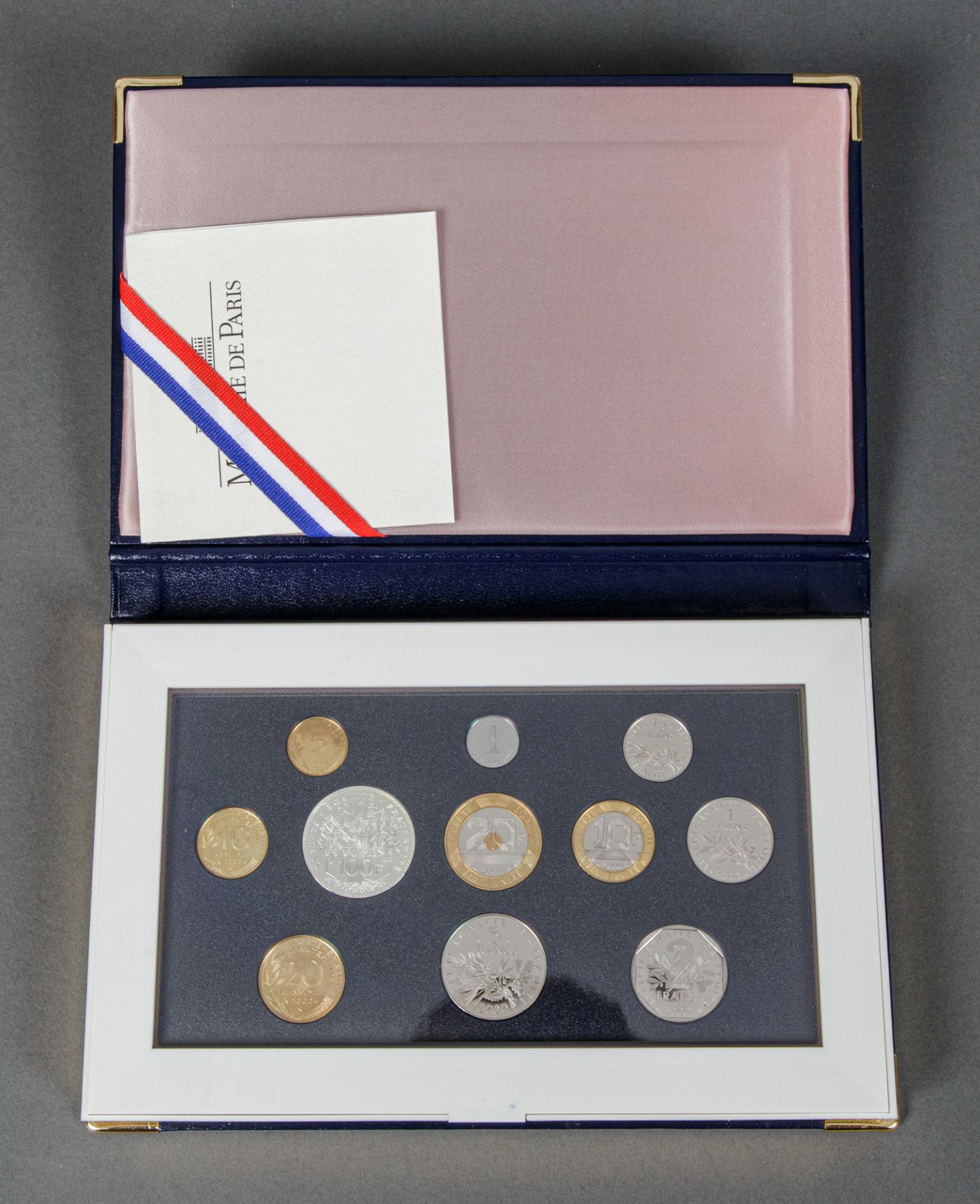 Kursmünzensatz Francs 2000, Frankreich