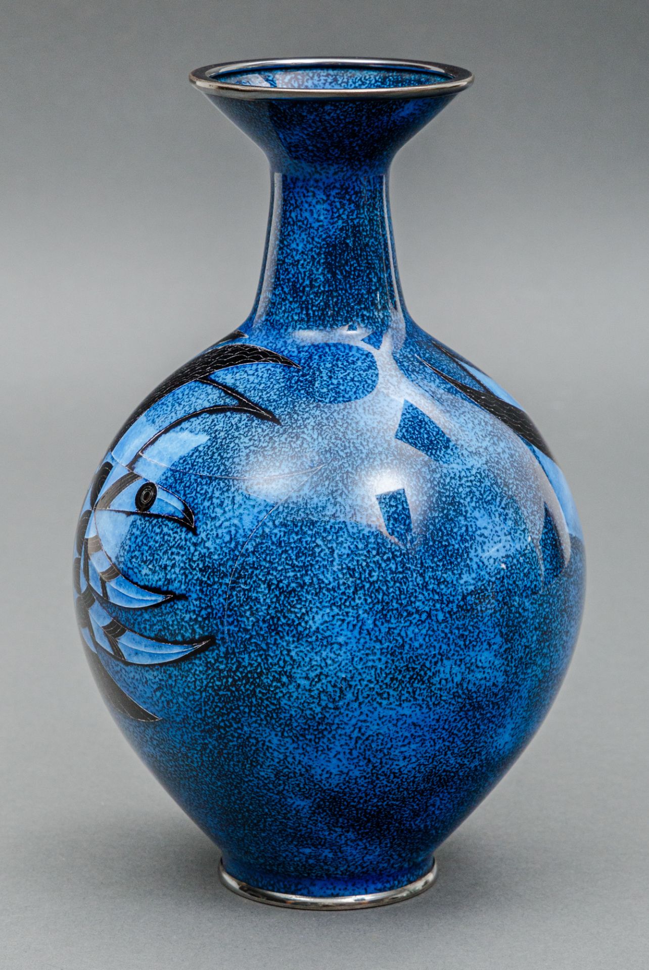 Cloisonné Vase, Japan, Ota Hiroaki (1913-91), Showa-Zeit (1926 - 1989) - Bild 2 aus 5