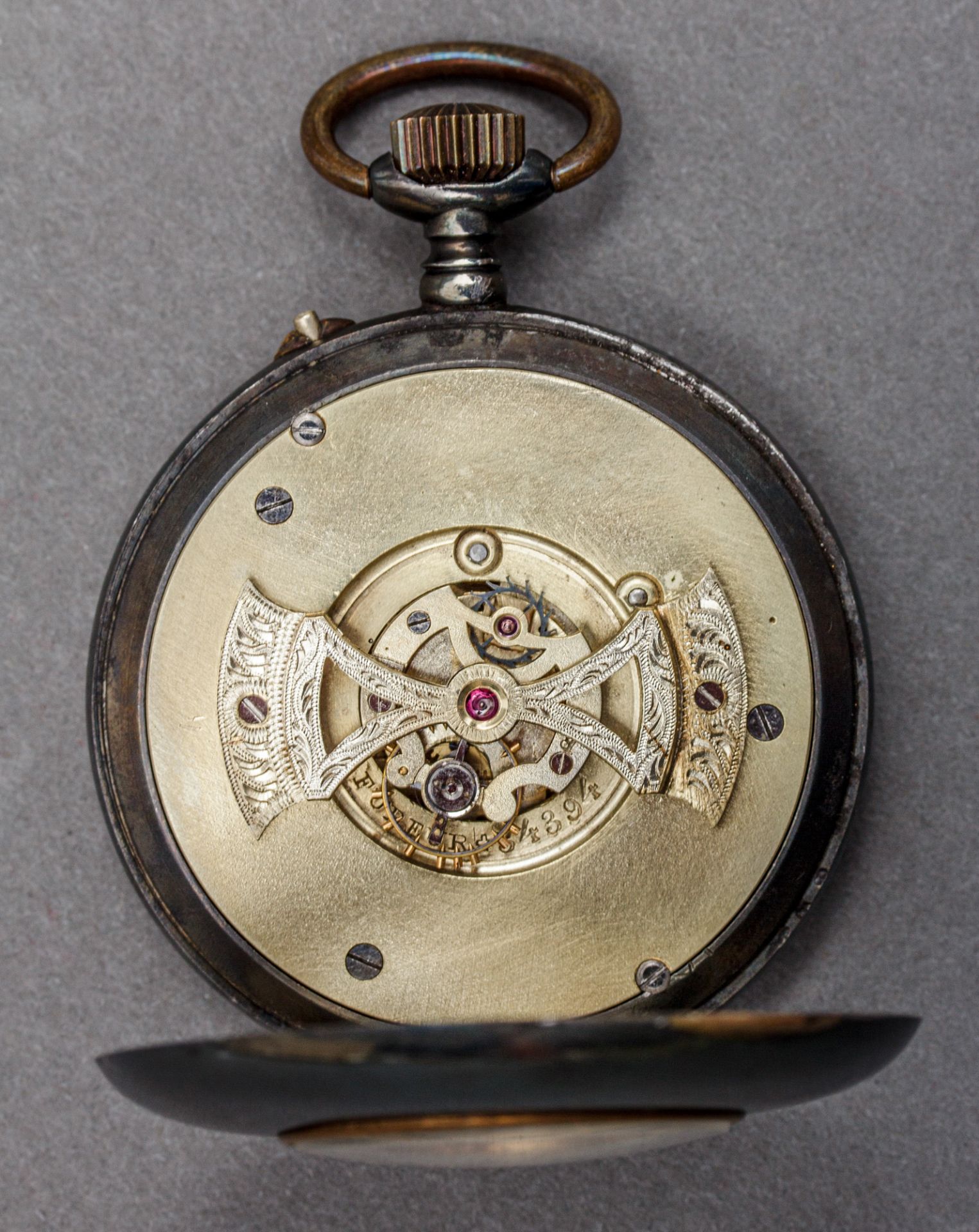 Taschenuhr Invicta 'Tourbillon', Louis u. Edouard Fallet Fils, St. Imier, Schweiz, um 1906 - Bild 4 aus 5